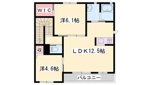 サフィール和布【2階】の間取り