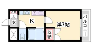 メゾン・ドゥ・アンジュ【1階】の間取り