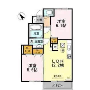 グランアヴァンティ A棟【1階】の間取り