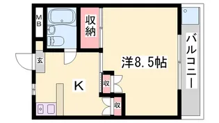 グランシード高田台(北棟)【205号室】の間取り