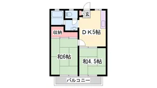 みうらハイツ【2階】の間取り