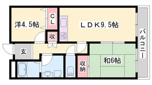 プレステージR【201号室】の間取り