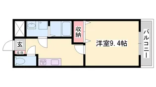 メゾン ハイバレー【2階】の間取り