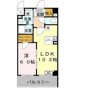 マンションレオーノ【202号室】の間取り