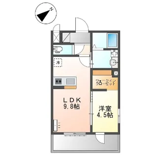 ロイヤルコート・A【1階】の間取り