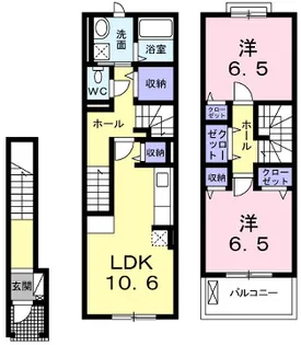 リヴェール コートⅡ【2階】の間取り
