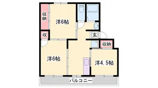 ヴィラナリー加東Ⅲ 3号棟【4階】の間取り