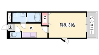 リバティーグリーンヒルズ【1階】の間取り