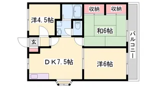 セラヴィB棟【101号室】の間取り