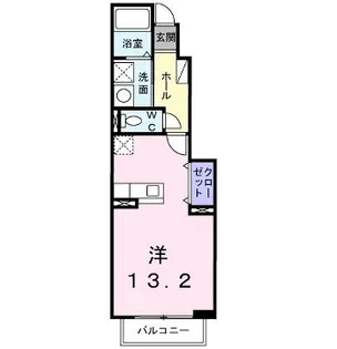 Sunset Court Ⅱ【1階】の間取り