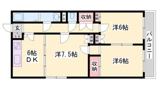 コンフォート ヴィアーレ【3階】の間取り