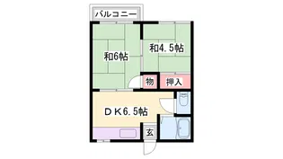 ハイツ麓番館【2階】の間取り
