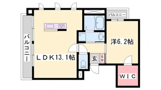 Meilleur(メイユール)【301号室】の間取り