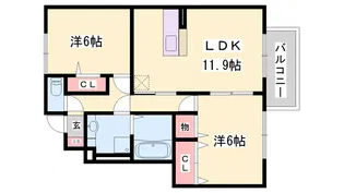 プティヴィラージュ【1階】の間取り