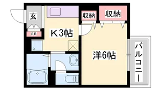 ウィステリア【2階】の間取り