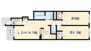 サン・フィオーレ大島Ⅰ【1階】の間取り