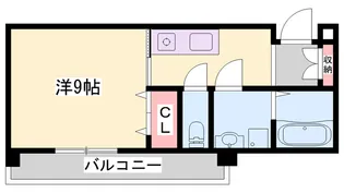 インタービレッジ青山二番館【208号室】の間取り