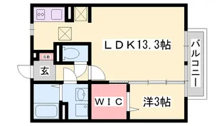 プラシード【2階】の間取り