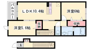 ファイン コルソⅡ【2階】の間取り