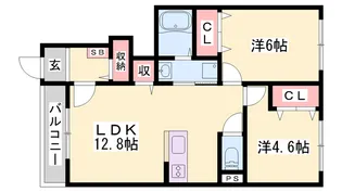 プログレスⅡ【1階】の間取り