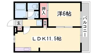 ハイツブランドール【103号室】の間取り