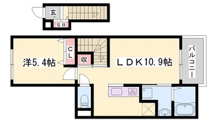 ラ・フォーレ【2階】の間取り
