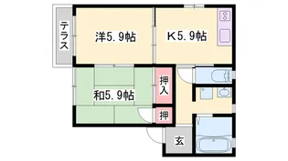 フォーレス タカオカ【0101号室】の間取り