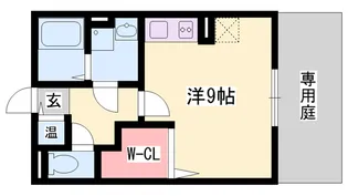 レセンテ東新町【1階】の間取り
