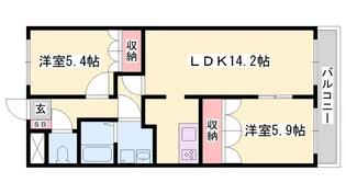ラフィーネ【2階】の間取り