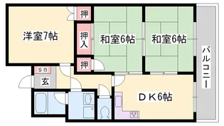 Fビルハイツ【303号室】の間取り