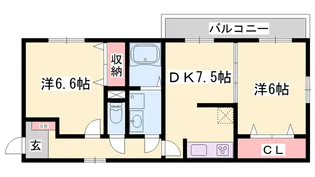 ベルエトワール【1階】の間取り