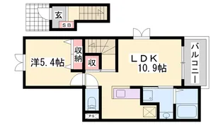 エスタ・シオン【2階】の間取り