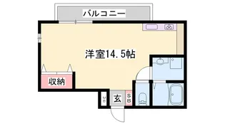 ペルル学園通り【2階】の間取り