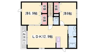 ポラリスⅢ【2階】の間取り