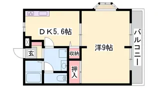サンライフ広峰【201号室】の間取り