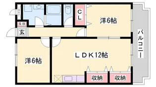 クラトンey【3階】の間取り
