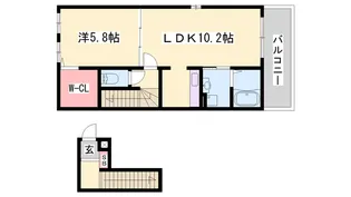 パルWAKAMIYA【2階】の間取り