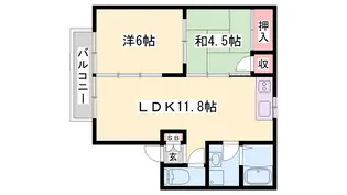 ファミール御立東【2階】の間取り