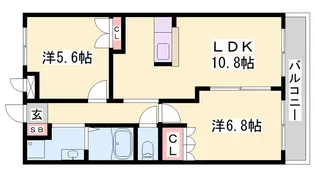 プライム・ガーデン【1階】の間取り