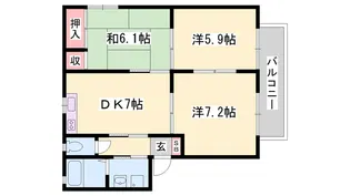 MMK觜崎【0202号室】の間取り