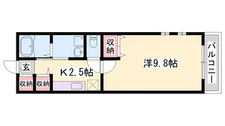 フィオレンティーナ【2階】の間取り