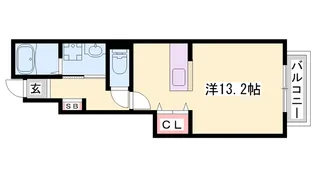 エルバフィオーレ【101号室】の間取り