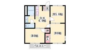 ドミール前田【2階】の間取り
