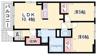 エアリーⅡ【1階】の間取り