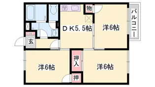 サンマリッツ28【2階】の間取り