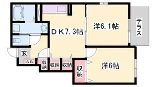 リオン【1階】の間取り