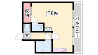 ハイツホワイトヘロン【303号室】の間取り