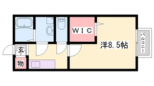 クレセントコート【202号室】の間取り
