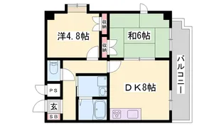 イーストアヴェニュー【4階】の間取り