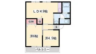 サンシティ竹ノ前【202号室】の間取り
